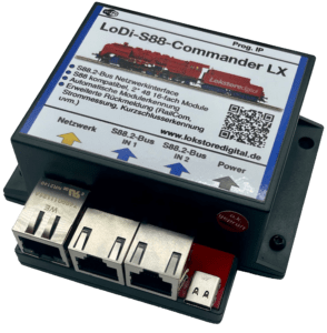 lodi commander melden s88 railcom ampere kortsluiting