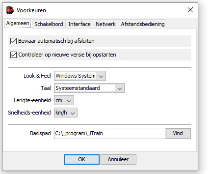DEF2_iTrain_Voorkeuren_algemeen